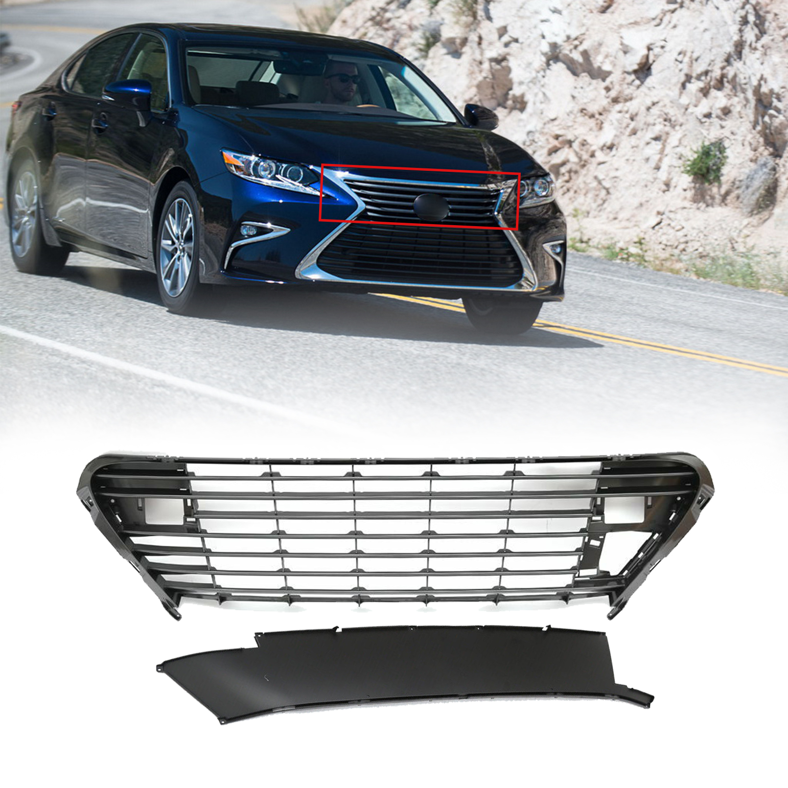 Front Bumper Lower Grille Image 1