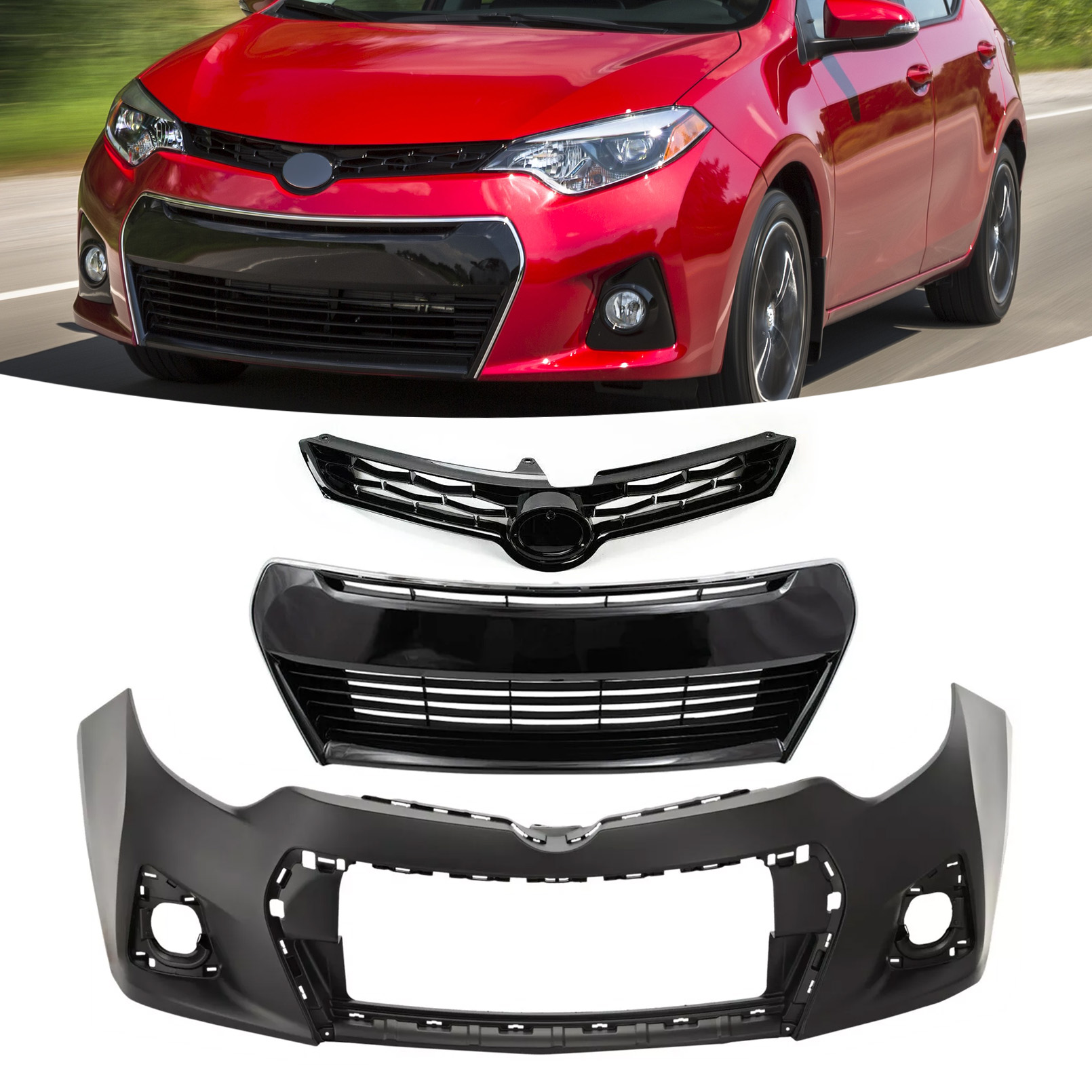 Toyota Corolla Front Bumper Cover