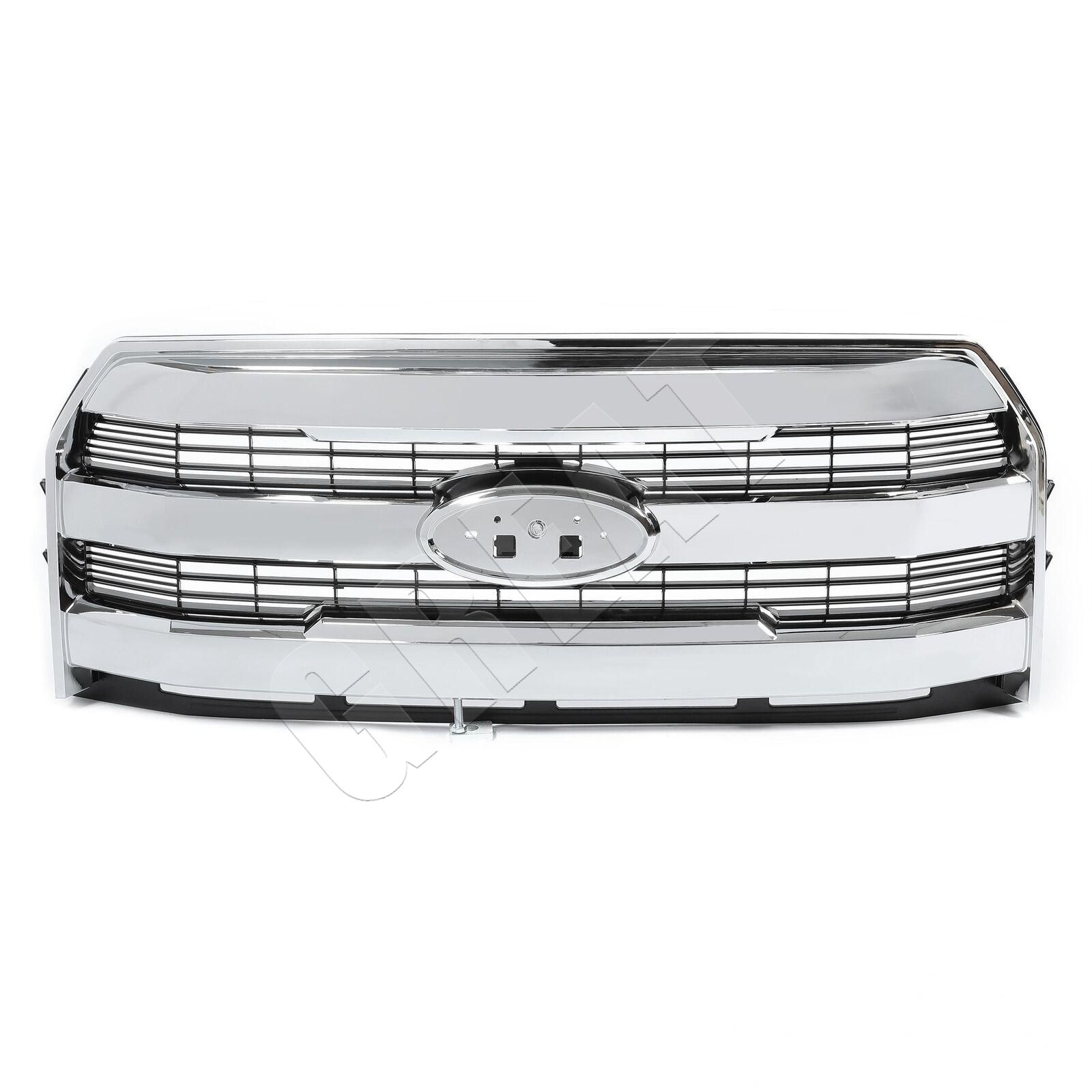 Ford F150 Grille Chrome Finish