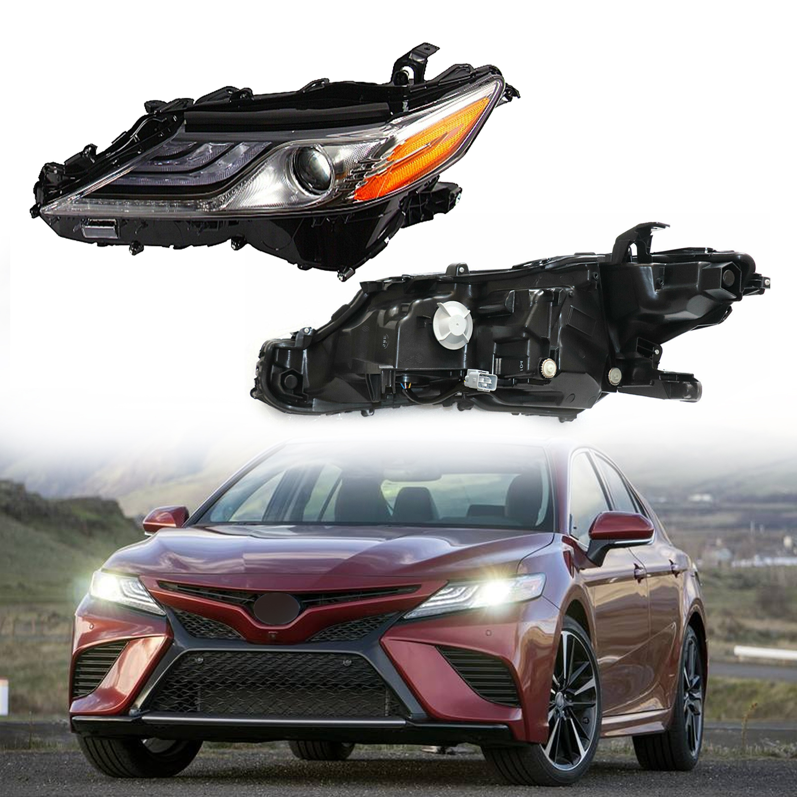 LED Headlight Left Side Image 2