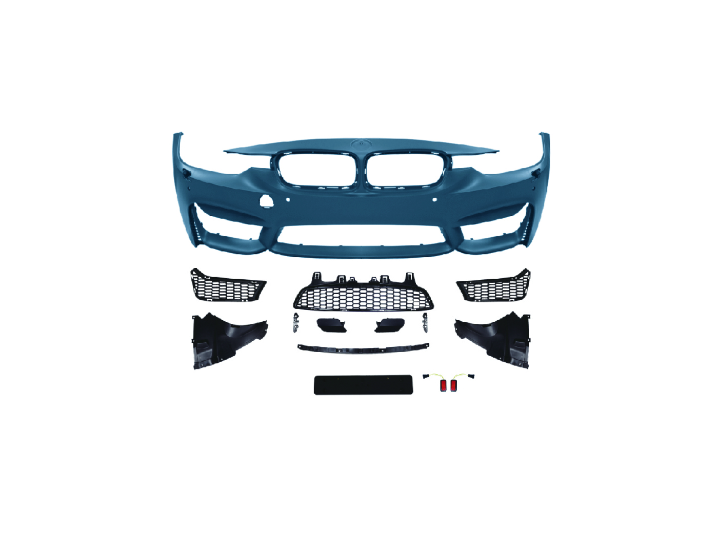 Deflettori D'aria Antiturbo Per BMW Serie 3 F30 4 Porte 2012-2018 2pz. HEKO | Acquisti Online Su - Foto 9