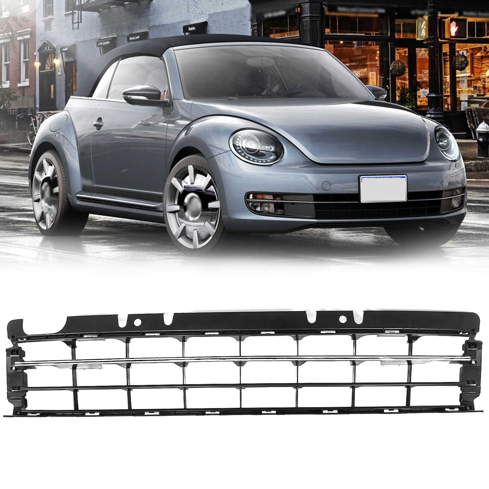 Front Bumper Lower Grill For 2012-2016 Volkswagen Beetle