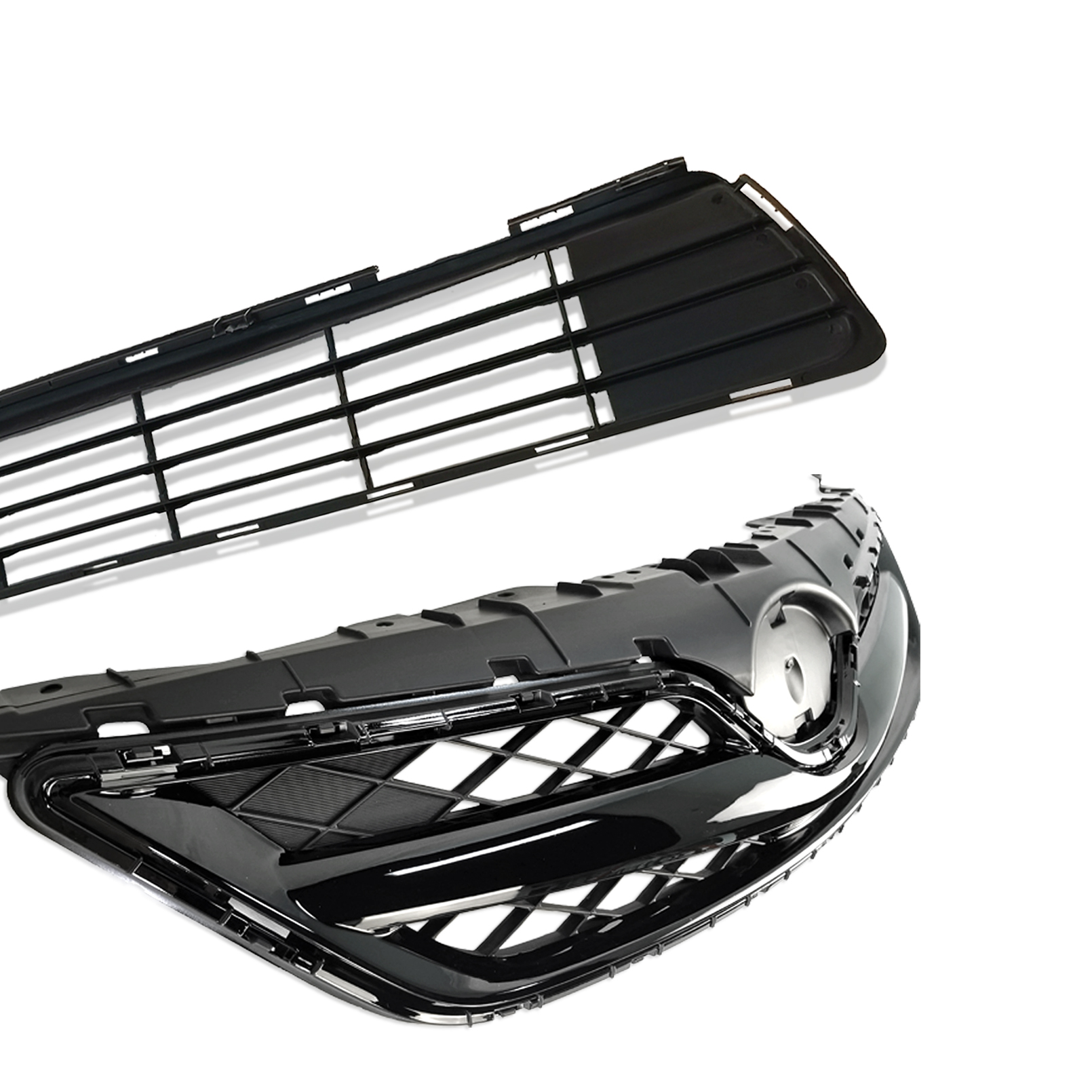 Front Lower Grille For Toyota Corolla 2011-2013 – Black Mesh Style Direct Fit Replacement