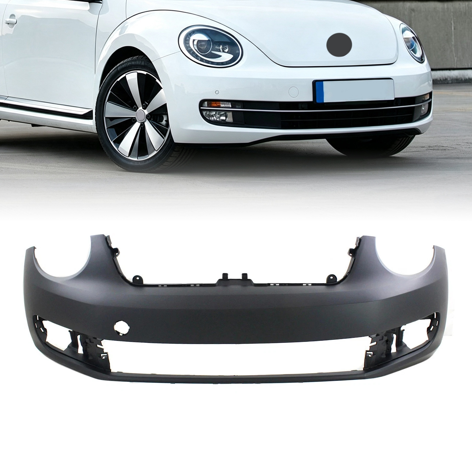 For 2012 2013 2014 2015 2016 Volkswagen Beetle Front Bumper Cover