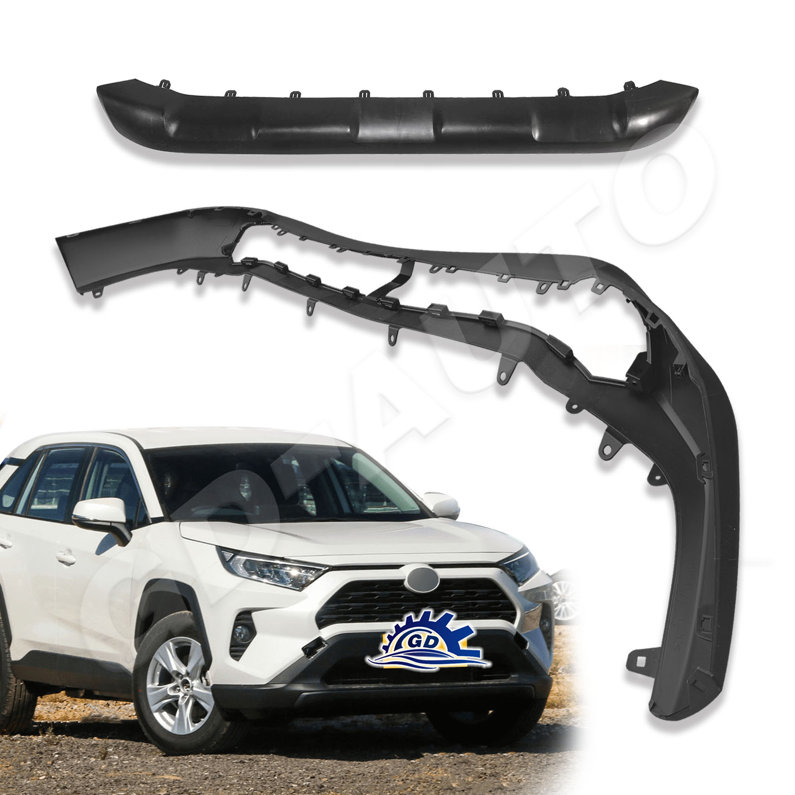 Fits 2019-2024 Toyota Rav4 XLE LE Front Bumper Lower Valance Cover
