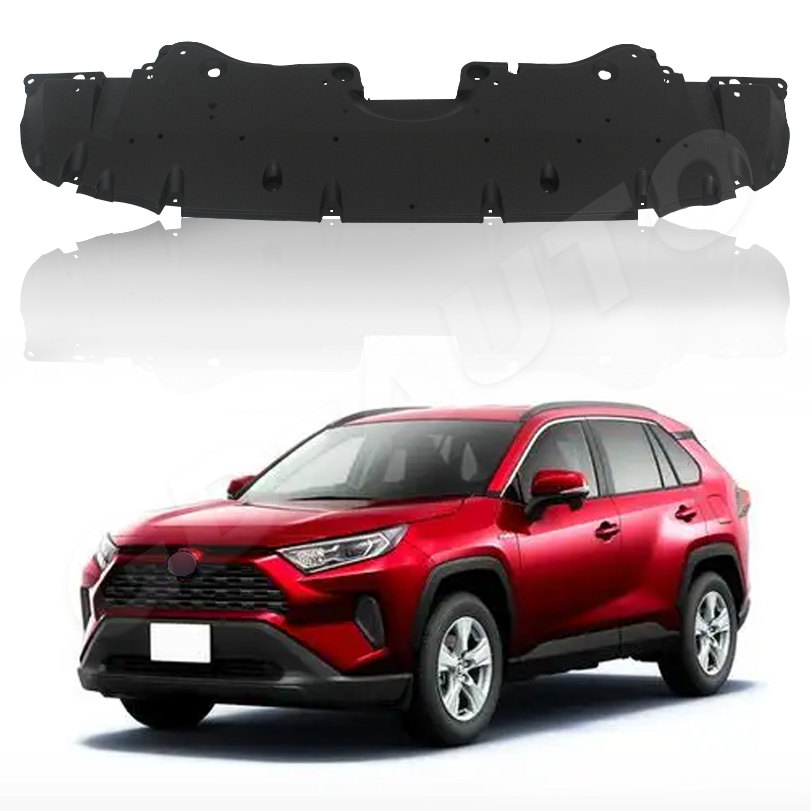 For 2019-2024 Toyota RAV4 Front Engine Splash Shields Under Cover For 2019-2024 Toyota RAV4 Front Engine Splash Shields Under Cover